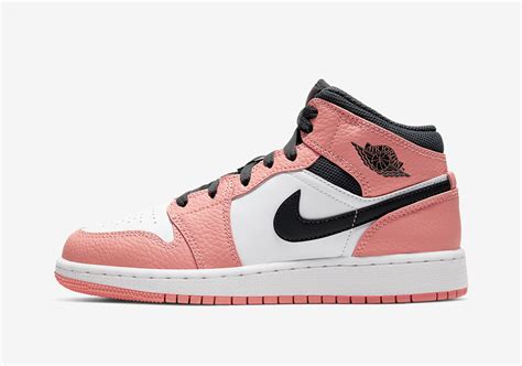 nike air jordan 1 mid pink quarzt